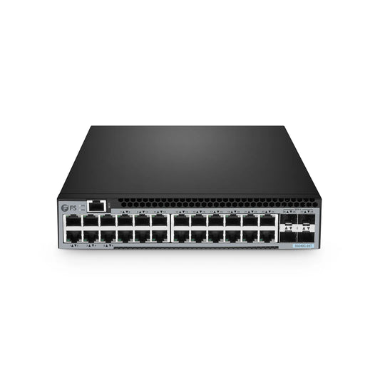 S3240C-24T, 24-Port Ethernet L2+ Compact Half-Width Switch, 24 x Gigabit RJ45, with 4 x 10Gb SFP+ Uplinks