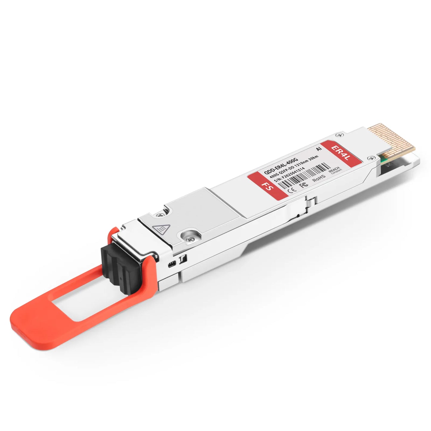 Arista Compatible 400GBASE-ER4L QSFP-DD 8 x 50G PAM4 1310nm 30km DOM Duplex LC/UPC SMF Optical Transceiver Module
