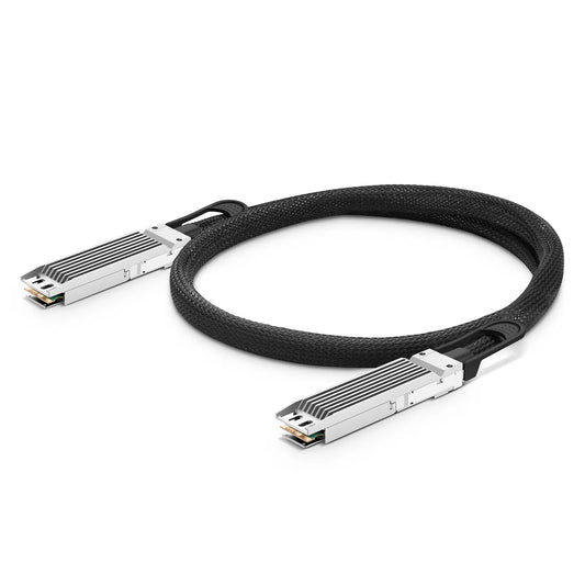 1m (3ft) Juniper Networks OSFP-800G-DAC-1M Compatible 800G OSFP 8 x 100G PAM4 Finned Top Passive Direct Attach Copper Twinax Cable