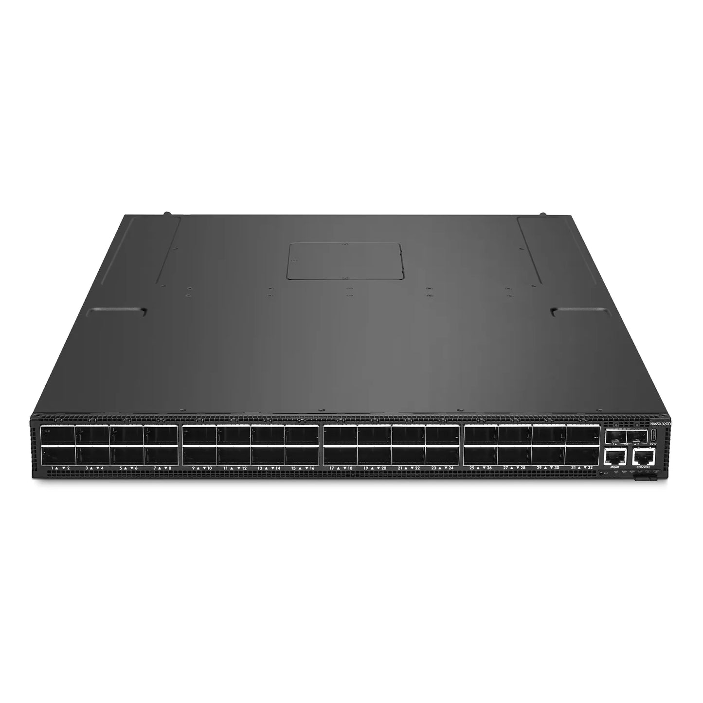 N8650-32OD, 32-Port Ethernet HPC/AI Data Center Switch, 32 x 800Gb OSFP, PicOS®, Broadcom Tomahawk 5 Chip, Front-to-Back Airflow