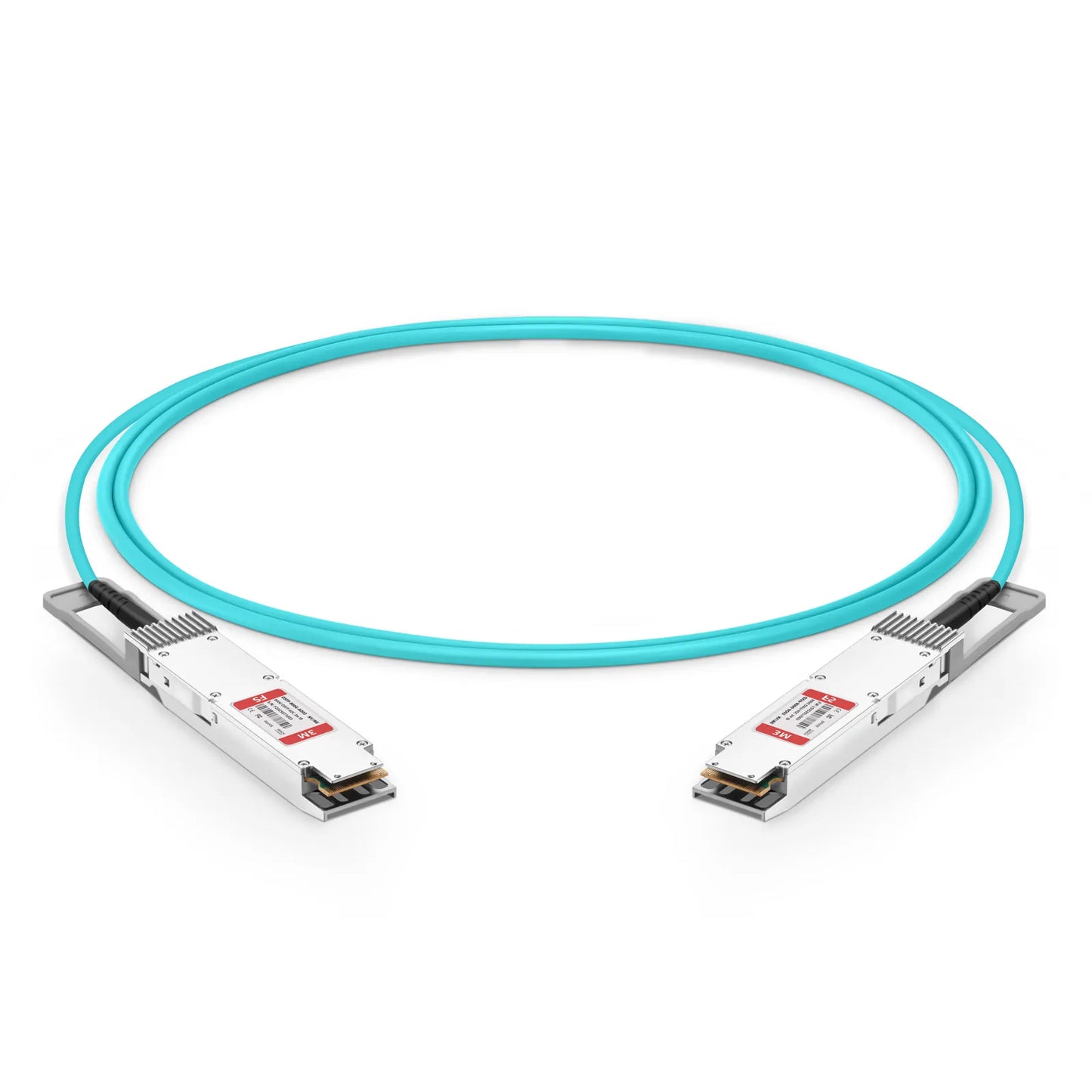 3m (10ft) NVIDIA/Mellanox Compatible 800G OSFP 8 x 100G PAM4 Finned Top InfiniBand NDR Active Optical Cable for Quantum-2 Switches