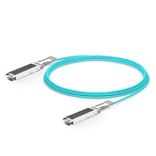 20m (66ft) NVIDIA/Mellanox Compatible 800G OSFP 8 x 100G PAM4 Finned Top Ethernet Active Optical Cable
