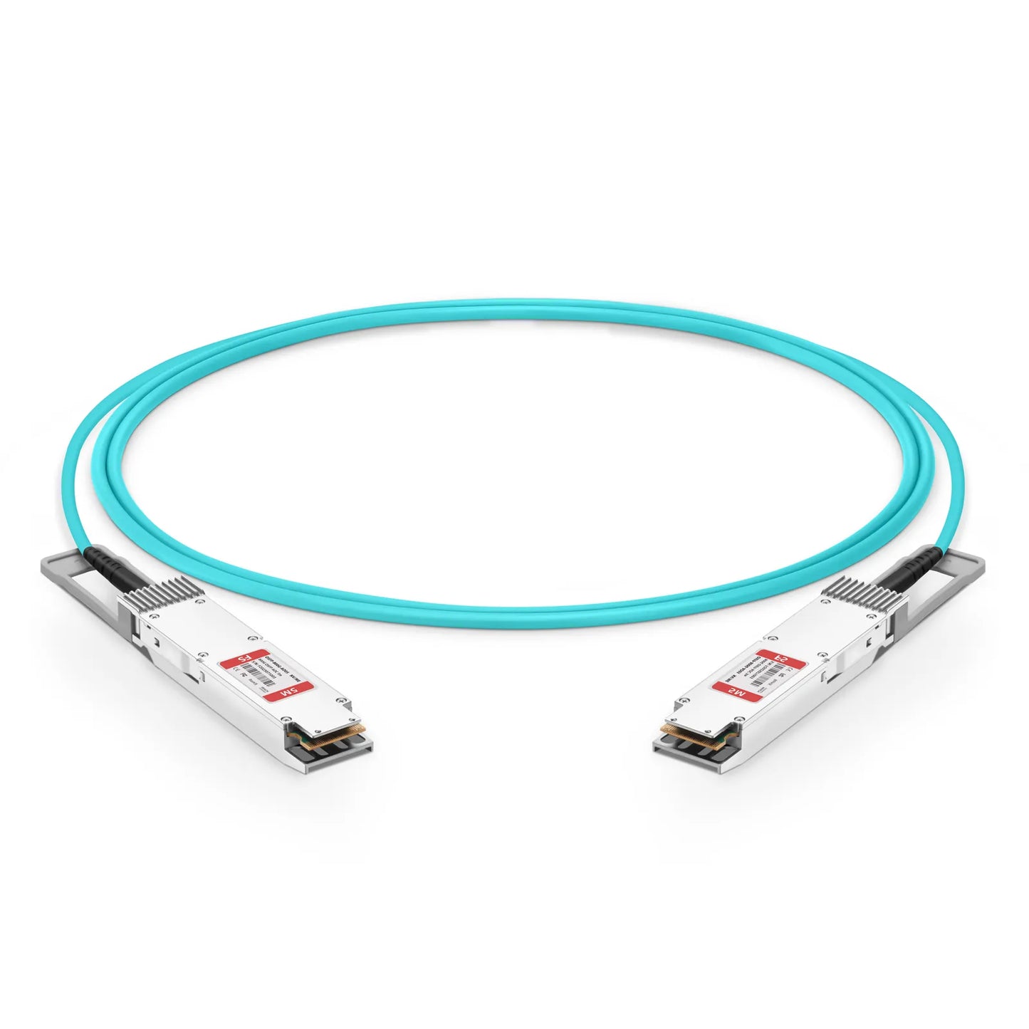 5m (16ft) NVIDIA/Mellanox Compatible 800G OSFP 8 x 100G PAM4 Finned Top Ethernet Active Optical Cable