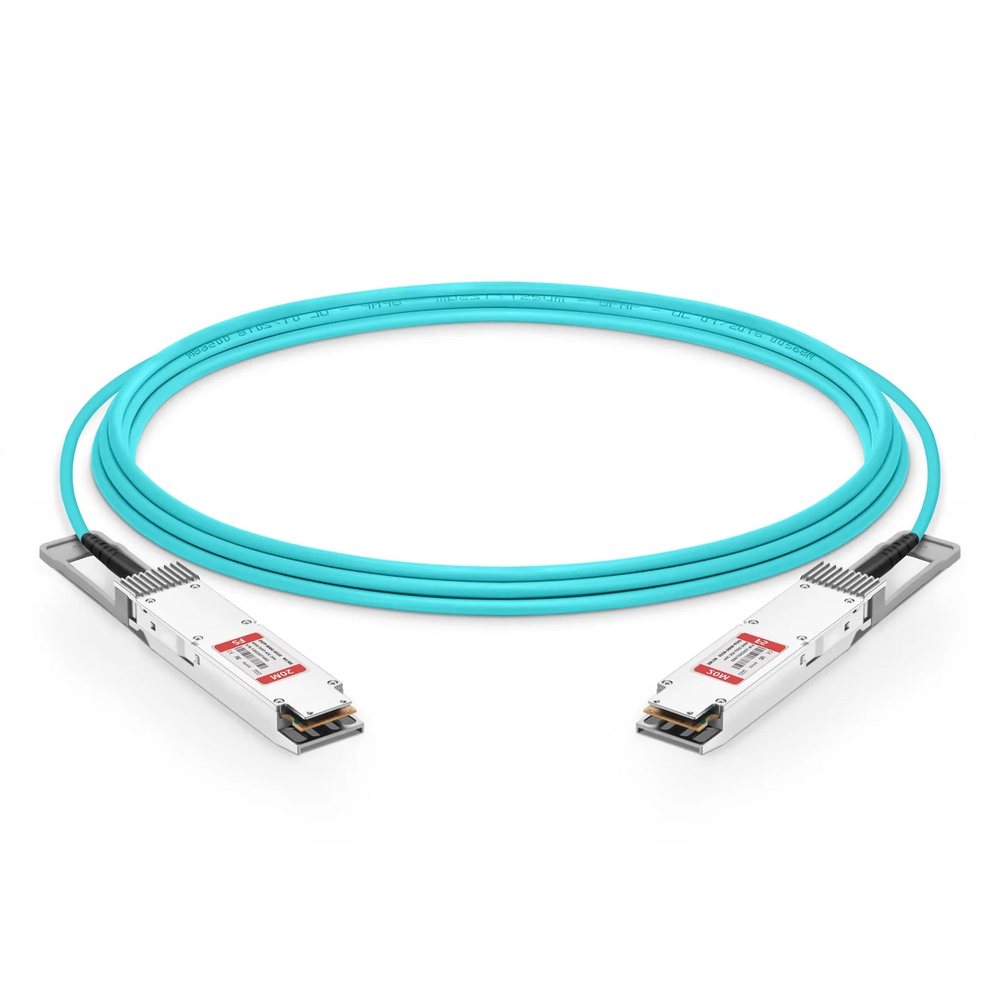 20m (66ft) NVIDIA/Mellanox Compatible 800G OSFP 8 x 100G PAM4 Finned Top Ethernet Active Optical Cable