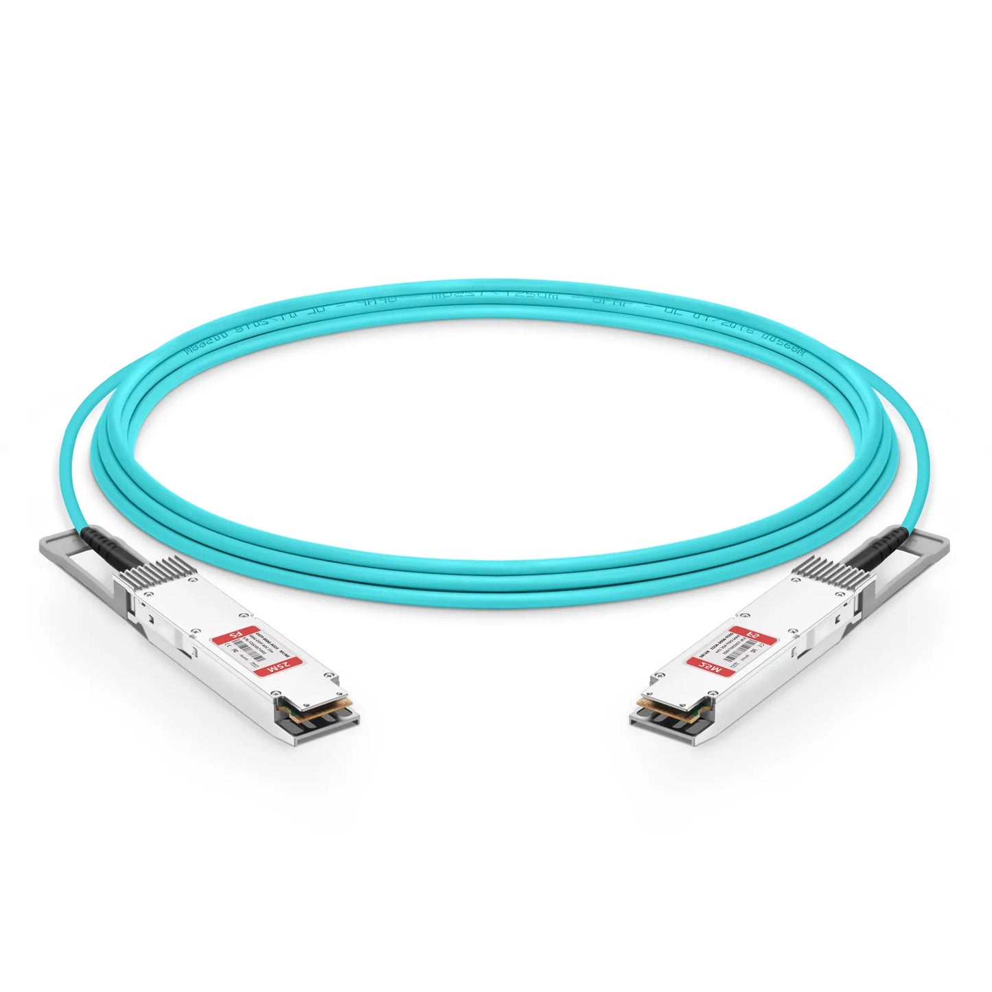 25m (82ft) NVIDIA/Mellanox Compatible 800G OSFP 8 x 100G PAM4 Finned Top Ethernet Active Optical Cable