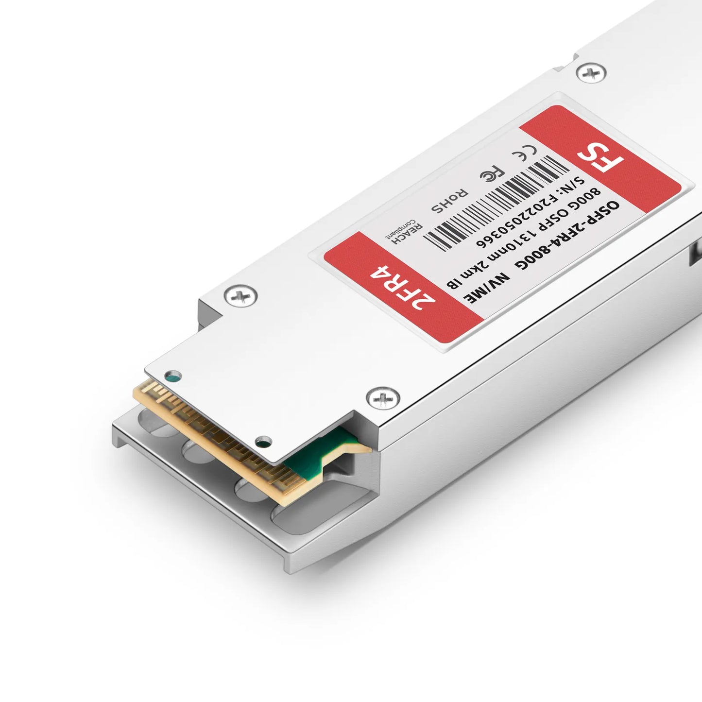 NVIDIA/Mellanox MMS4X50-NM Compatible 800GBASE 2 x FR4 OSFP Closed Finned Top 8 x 100G PAM4 1310nm 2km DOM Dual Duplex LC/UPC SMF InfiniBand NDR Optical Transceiver Module for Quantum-2 Switches