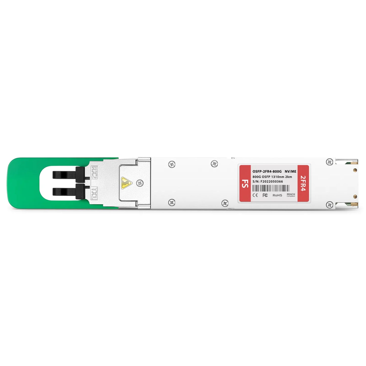 NVIDIA/Mellanox MMS4X50-NM Compatible 800GBASE 2 x FR4 OSFP Closed Finned Top 8 x 100G PAM4 1310nm 2km DOM Dual Duplex LC/UPC SMF Ethernet Optical Transceiver Module