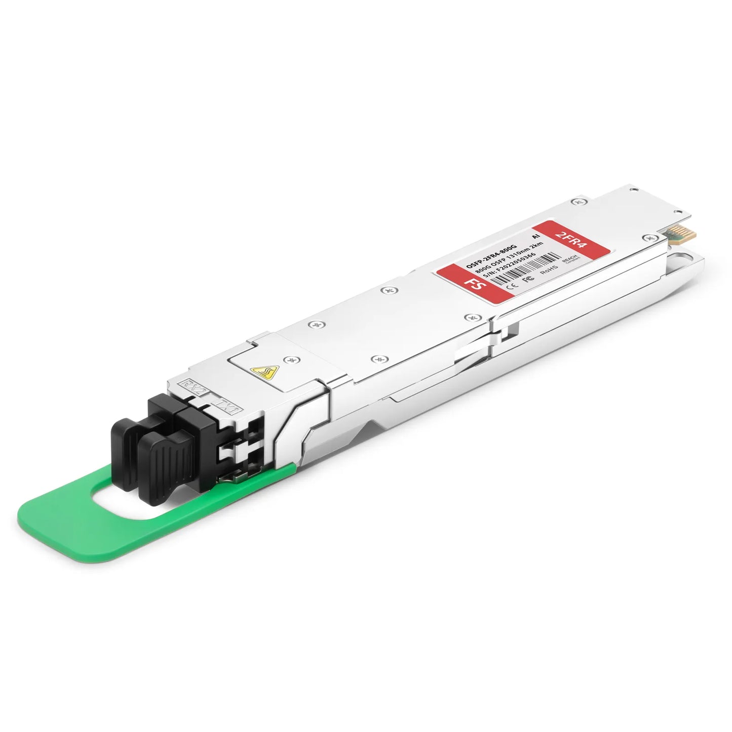 Arista Networks OSFP-800G-2FR4 Compatible 800GBASE 2 x FR4 OSFP Closed Finned Top 8 x 100G PAM4 1310nm 2km DOM Dual Duplex LC/UPC SMF Optical Transceiver Module
