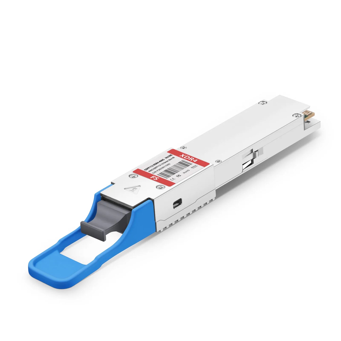 NVIDIA/Mellanox Compatible 400GBASE-XDR4 QSFP112 4 x 100G PAM4 1310nm 2km DOM MPO-12/APC SMF InfiniBand NDR Optical Transceiver Module for ConnectX-7 HCA