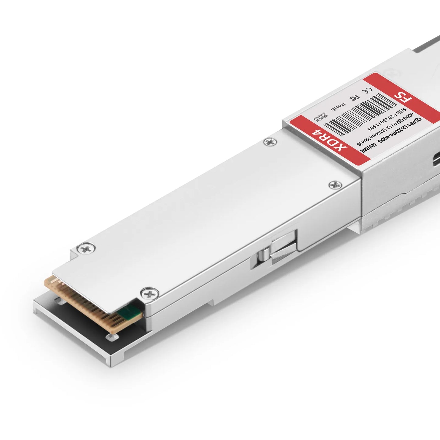 NVIDIA/Mellanox Compatible 400GBASE-XDR4 QSFP112 4 x 100G PAM4 1310nm 2km DOM MPO-12/APC SMF InfiniBand NDR Optical Transceiver Module for ConnectX-7 HCA