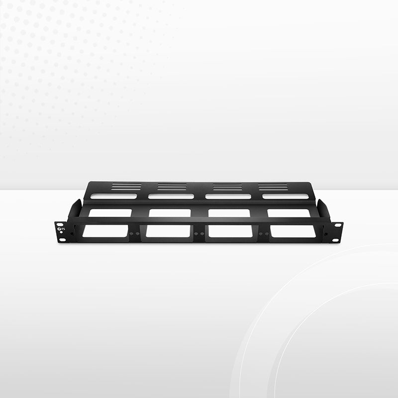FHD™ High Density 1U Rack Mount Modular Enclosure Unloaded, Rear Cable Managers, Holds up to 4 x FHD™ Cassettes or Panels, 144 Fibers (LC)