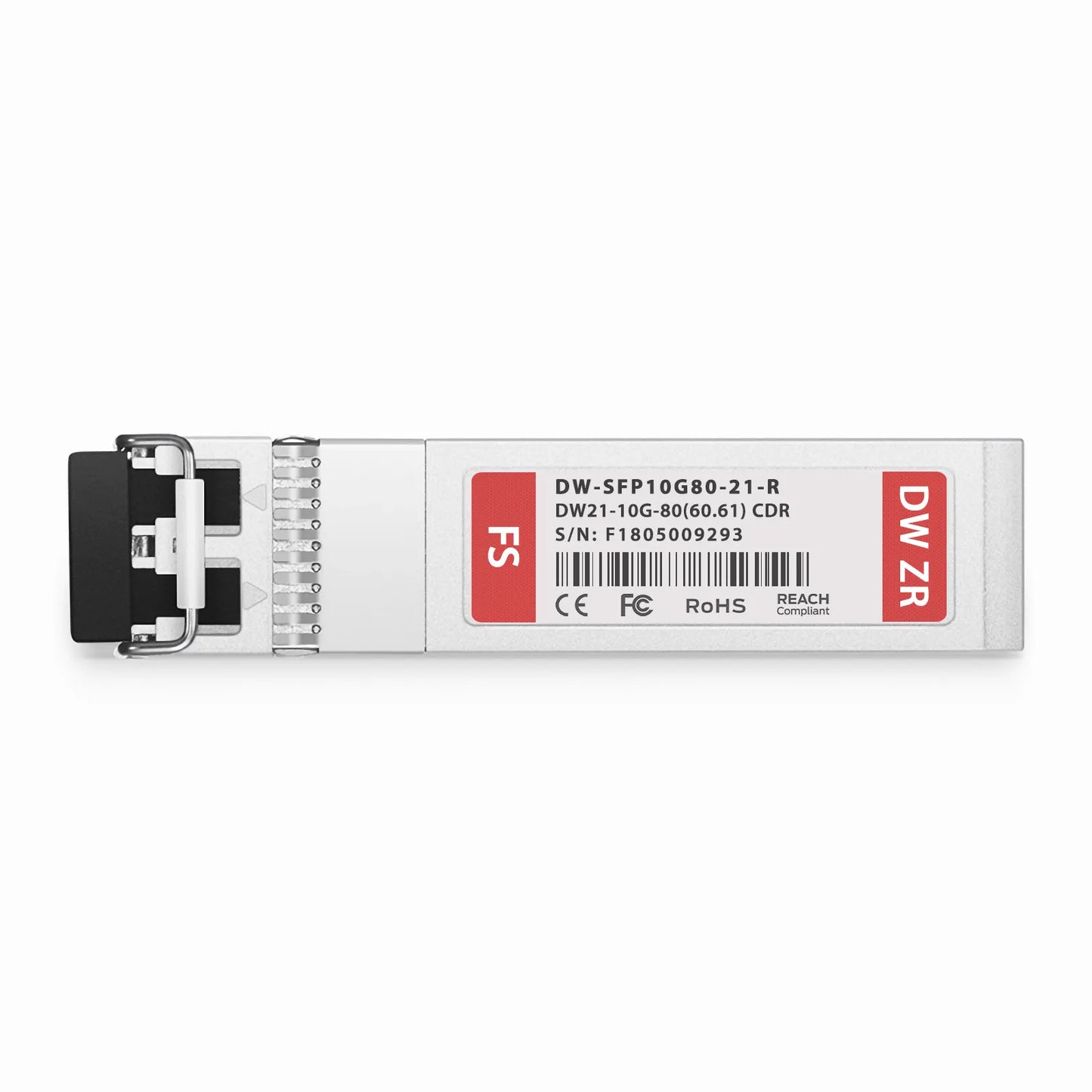 Cisco Compatible C21 SFP+ 10G DWDM 1560.61nm 100GHz 80km DOM Duplex LC/UPC SMF Optical Transceiver Module for Transmission with CDR
