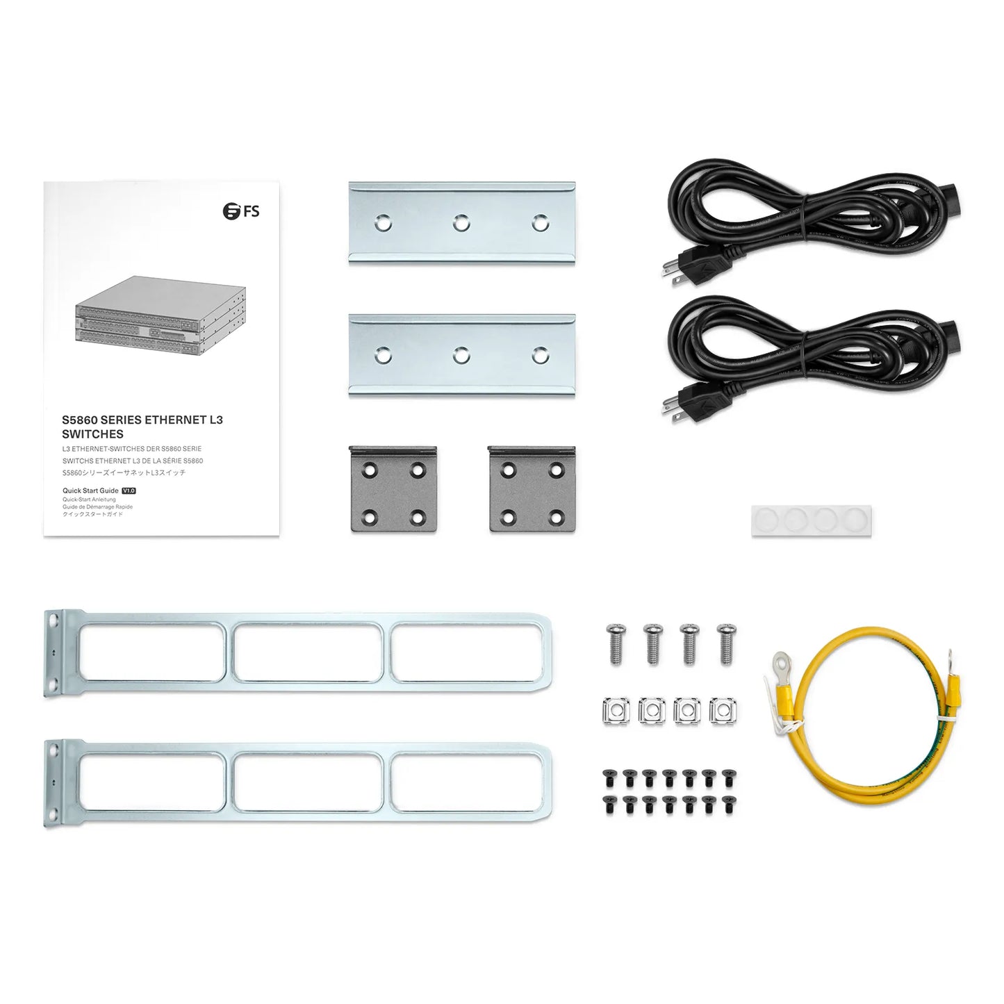 S5860-48XMG, 48-Port Ethernet L3 Switch, 48 x 10GBASE-T/Multi-Gigabit Ports, 4 x 25Gb SFP28, with 2 x 40Gb QSFP+ Uplinks, PicOS®, Support MLAG, Broadcom Chip