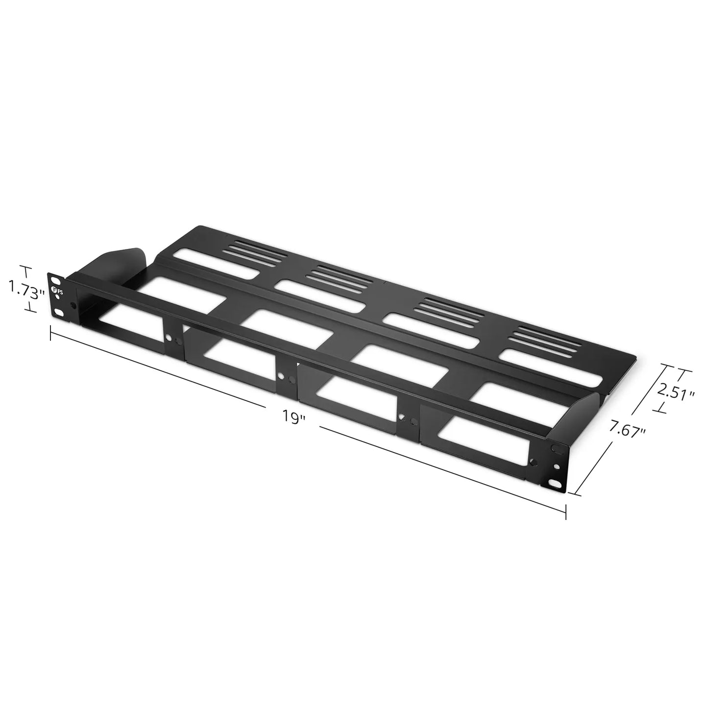 FHD™ High Density 1U Rack Mount Modular Enclosure Unloaded, Rear Cable Managers, Holds up to 4 x FHD™ Cassettes or Panels, 144 Fibers (LC)