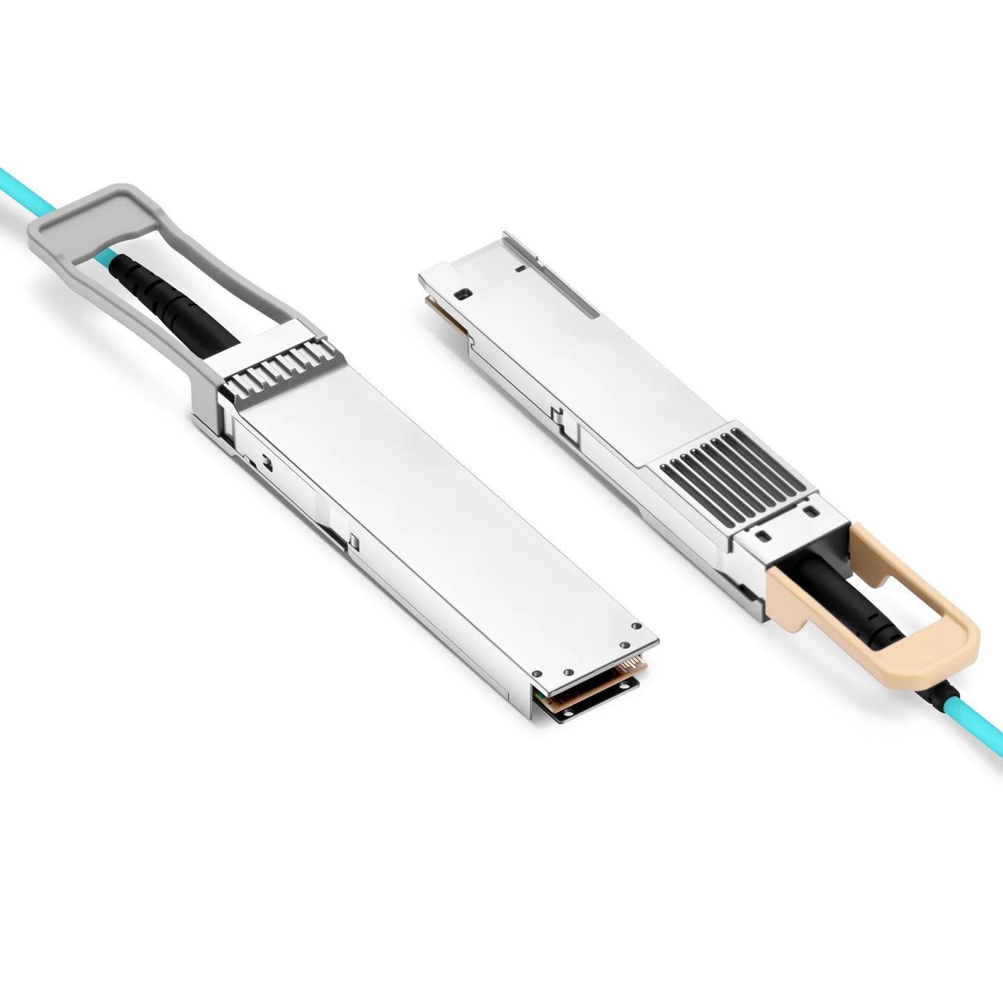 10m (33ft) Dell Compatible 400G OSFP 8 x 50G PAM4 Flat Top to 400G QSFP-DD 8 x 50G PAM4 Active Optical Cable