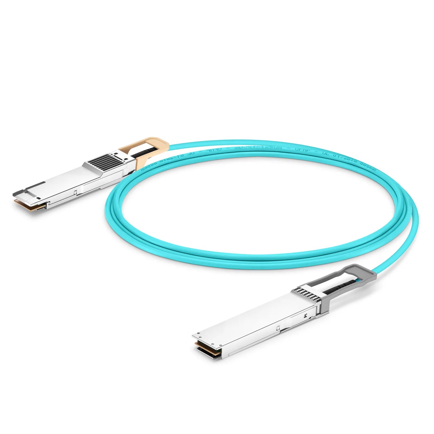 10m (33ft) 400G OSFP 8 x 50G PAM4 Flat Top to 400G QSFP-DD 8 x 50G PAM4 Active Optical Cable