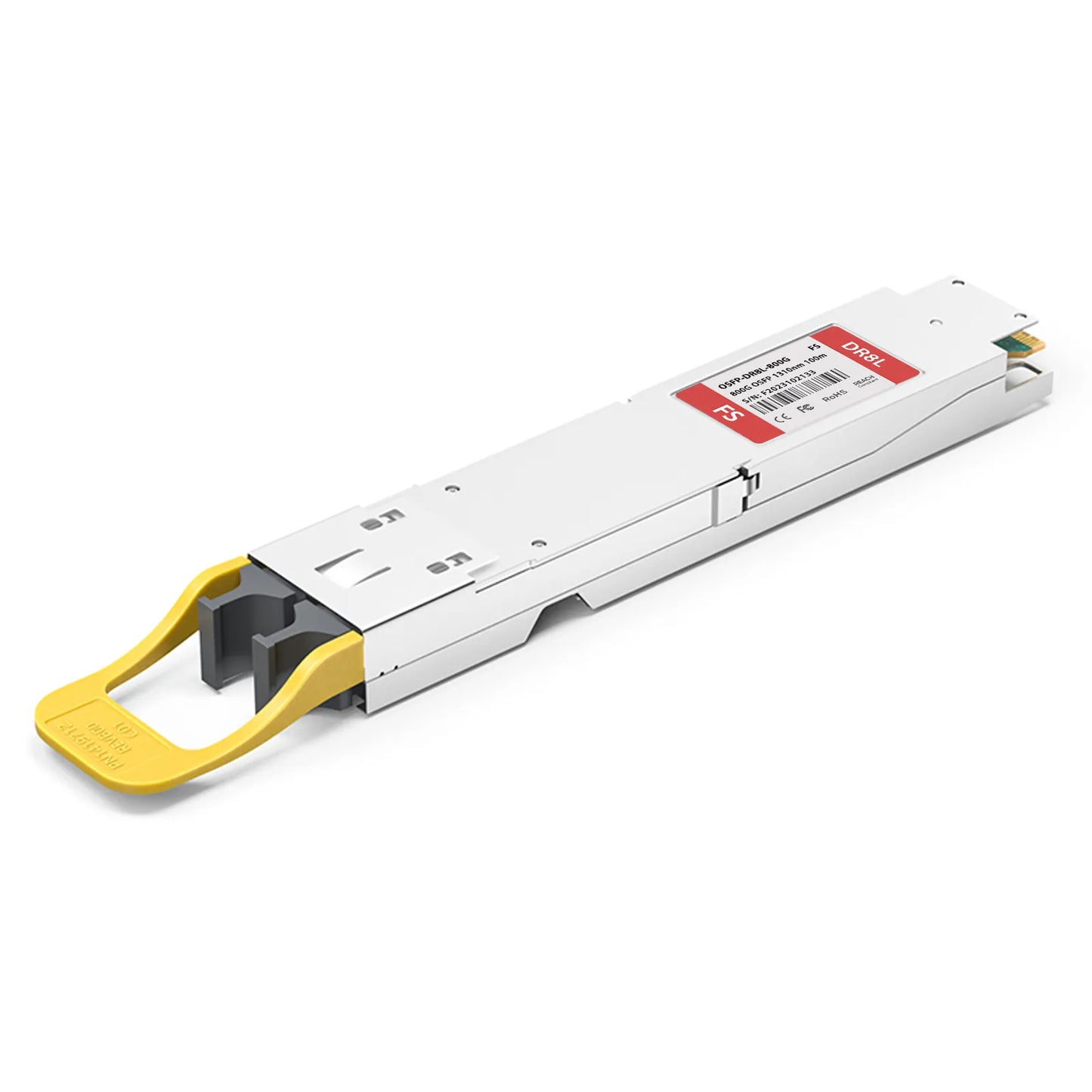 800GBASE 2xDR4/DR8 OSFP Finned Top 8 x 100G PAM4 1310nm 100m DOM Dual MPO-12/APC SMF Optical Transceiver Module for FS Switches