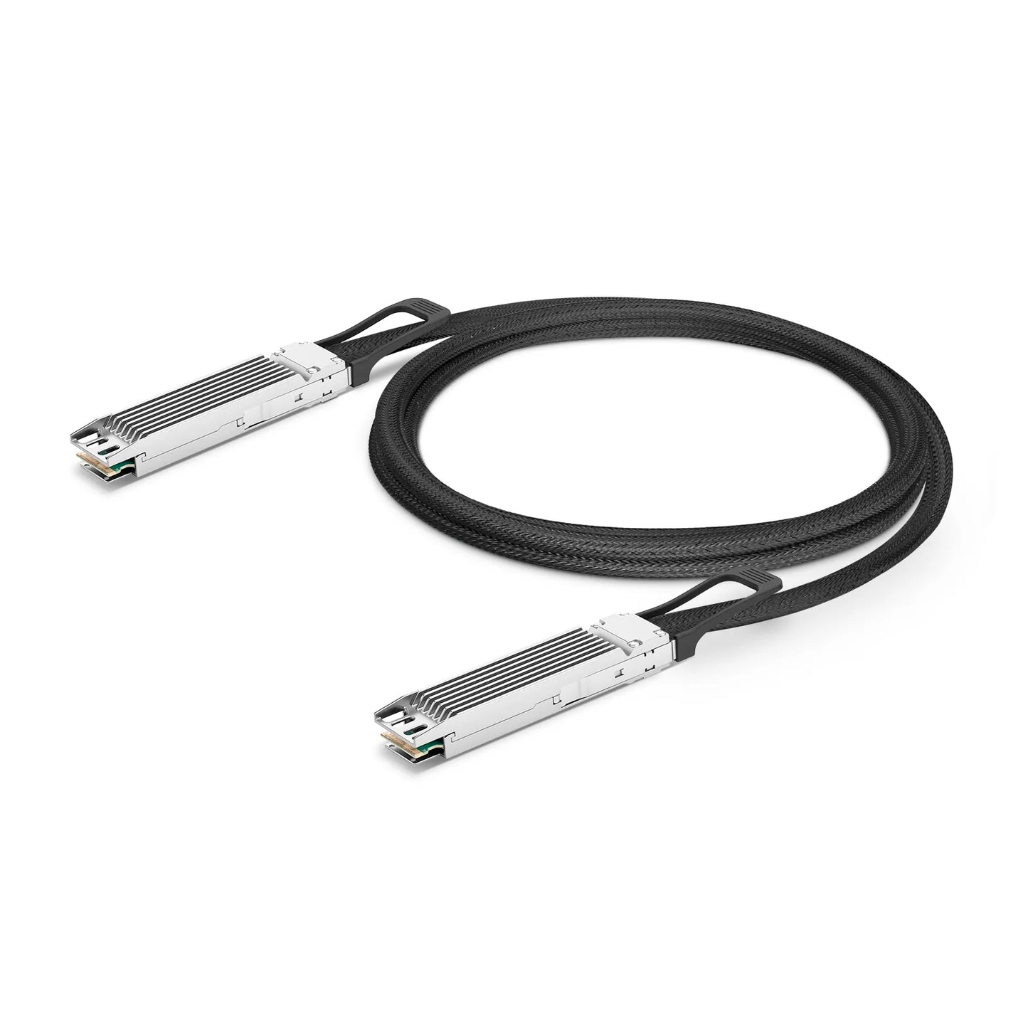 3m (10ft) NVIDIA/Mellanox MCA4J80-N003 Compatible 800G Twin-port OSFP 8 x 100G PAM4 Finned Top InfiniBand NDR Active Direct Attach Copper Twinax Cable for Quantum-2 Switches