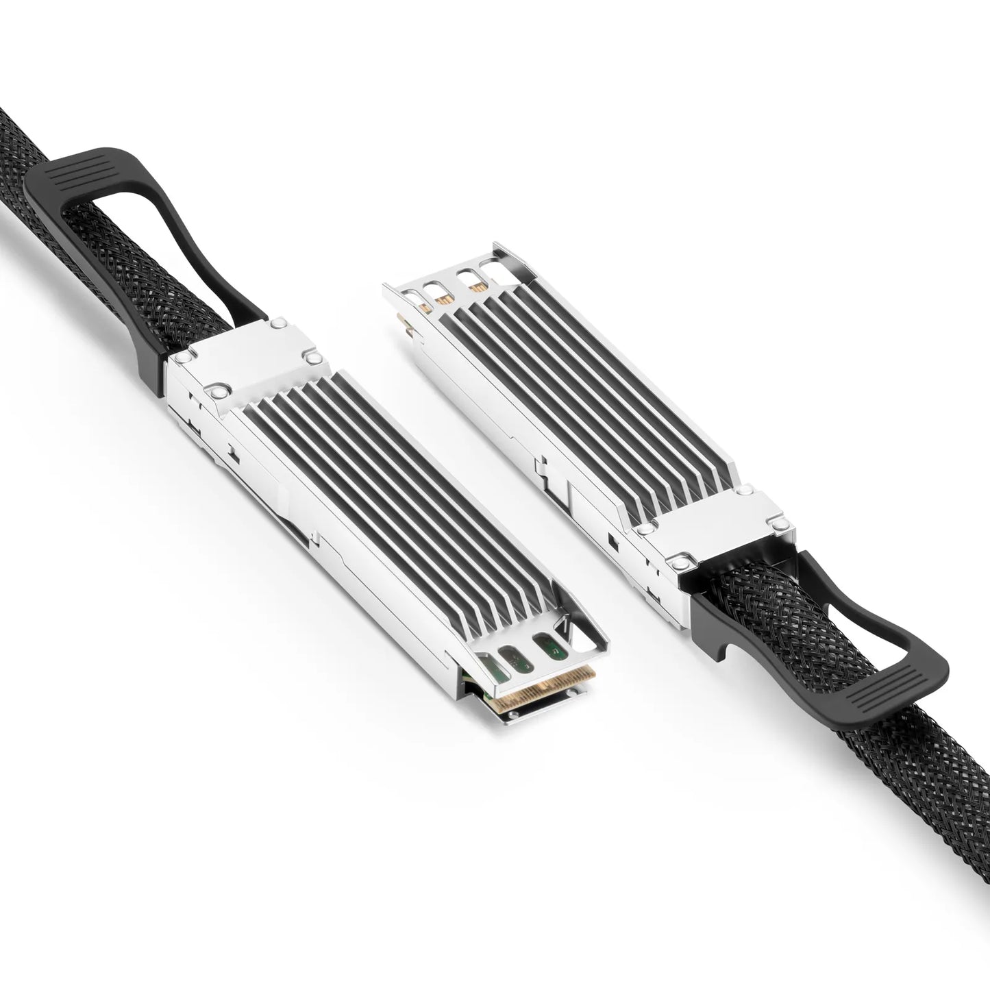 5m (16ft) NVIDIA/Mellanox MCA4J80-N005 Compatible 800G Twin-port OSFP 8 x 100G PAM4 Finned Top InfiniBand NDR Active Direct Attach Copper Twinax Cable for Quantum-2 Switches
