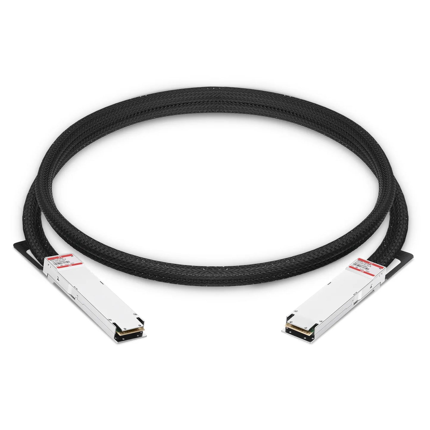 2m (7ft) NVIDIA/Mellanox MCA4K00-X002 Compatible 1.6T OSFP224 8 x 200G PAM4 Flat Top InfiniBand XDR Active Direct Attach Copper Twinax Cable
