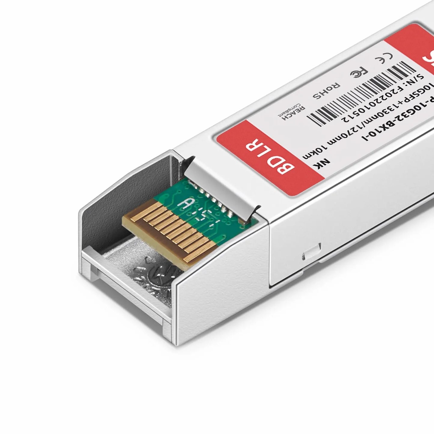 NOKIA Compatible SFP+ 10GBASE-BX10-D BiDi 1330nm-TX/1270nm-RX 10km DOM Simplex LC/UPC SMF Optical Transceiver Module For 4G Wireless (Industrial)