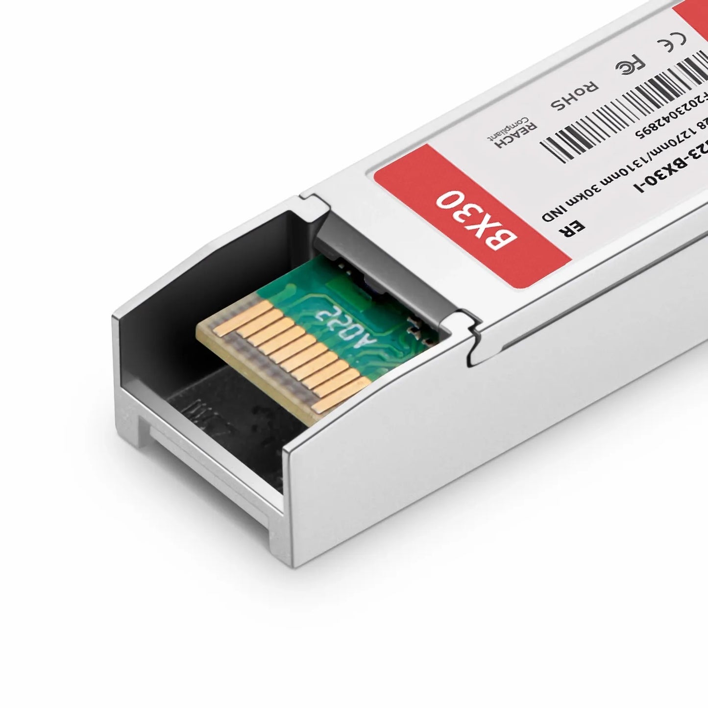 Ericsson Compatible SFP28 25GBASE-BX30-U BiDi 1270nm-TX/1310nm-RX 30km DOM Simplex LC/UPC SMF Optical Transceiver Module For 5G Wireless (Industrial)