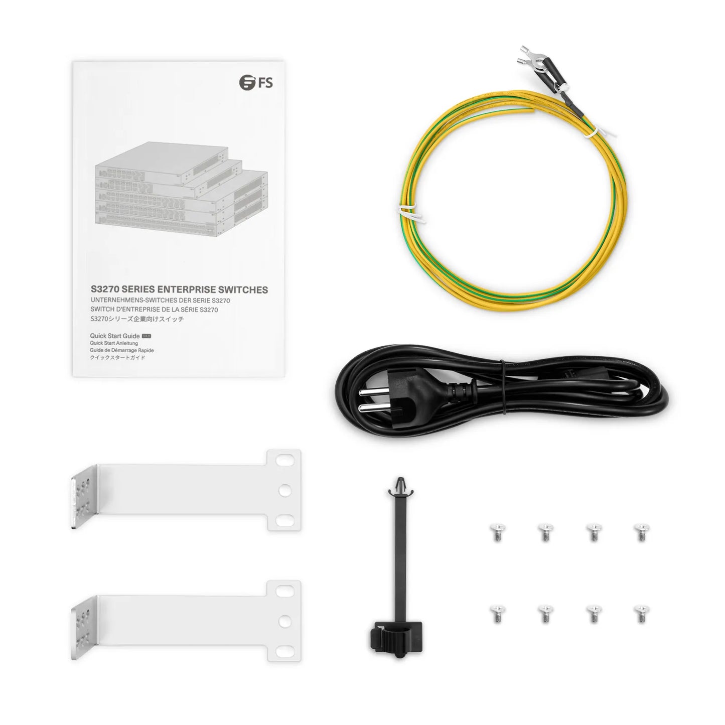 S3270-10TM, 10-Port Gigabit Ethernet L2+ Switch, 10 x Gigabit RJ45, with 2 x 1/2.5Gb SFP Uplinks, PicOS®, Broadcom Chip