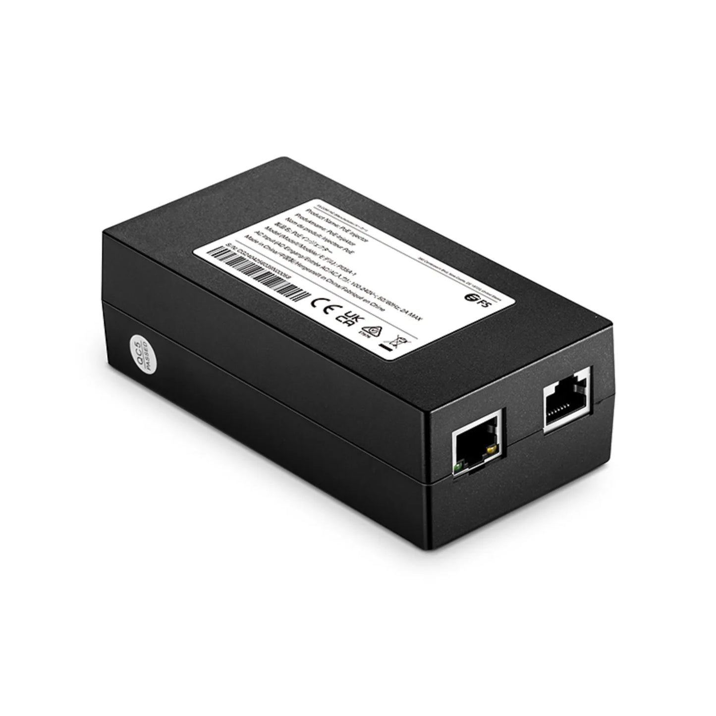 Single Port 10/100/1000M Gigabit PoE Injector, PoE Port @ 35W