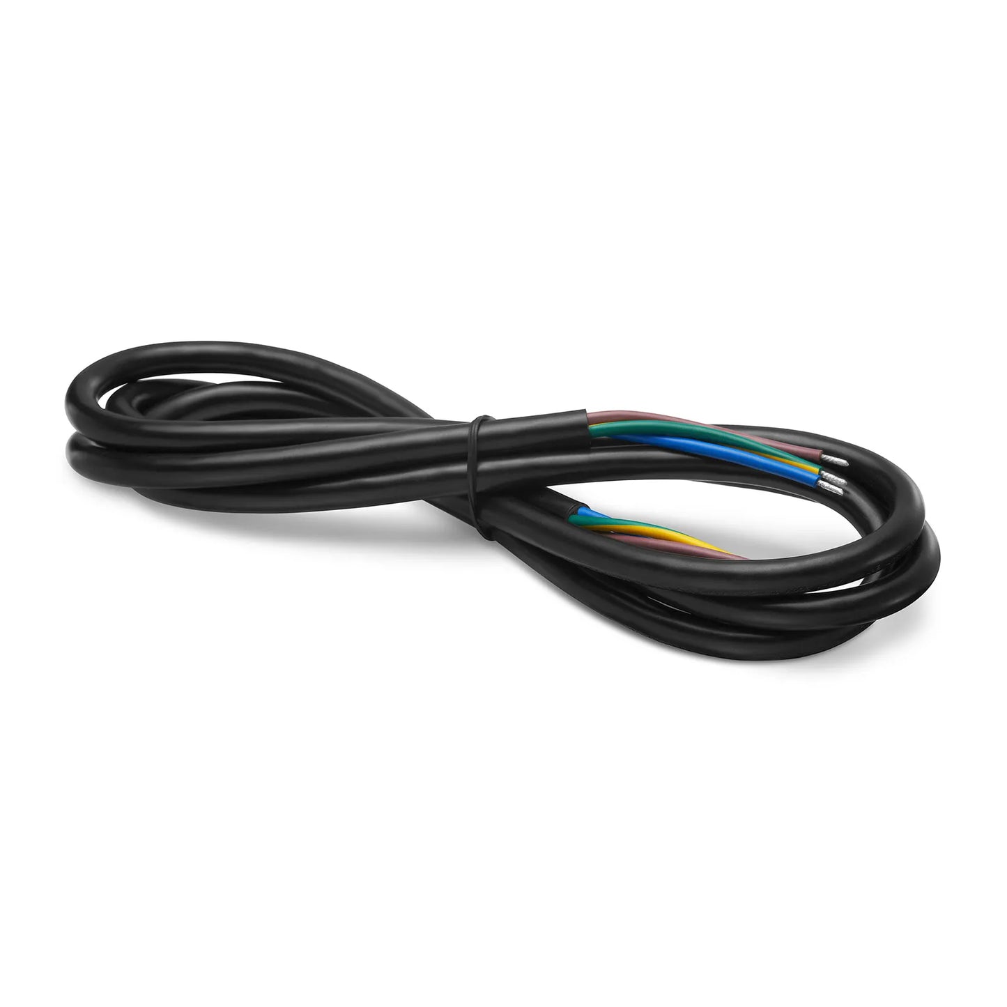 6ft (1.8m) Stripped End to Stripped End 17AWG 250V/10A Power Cord, Black