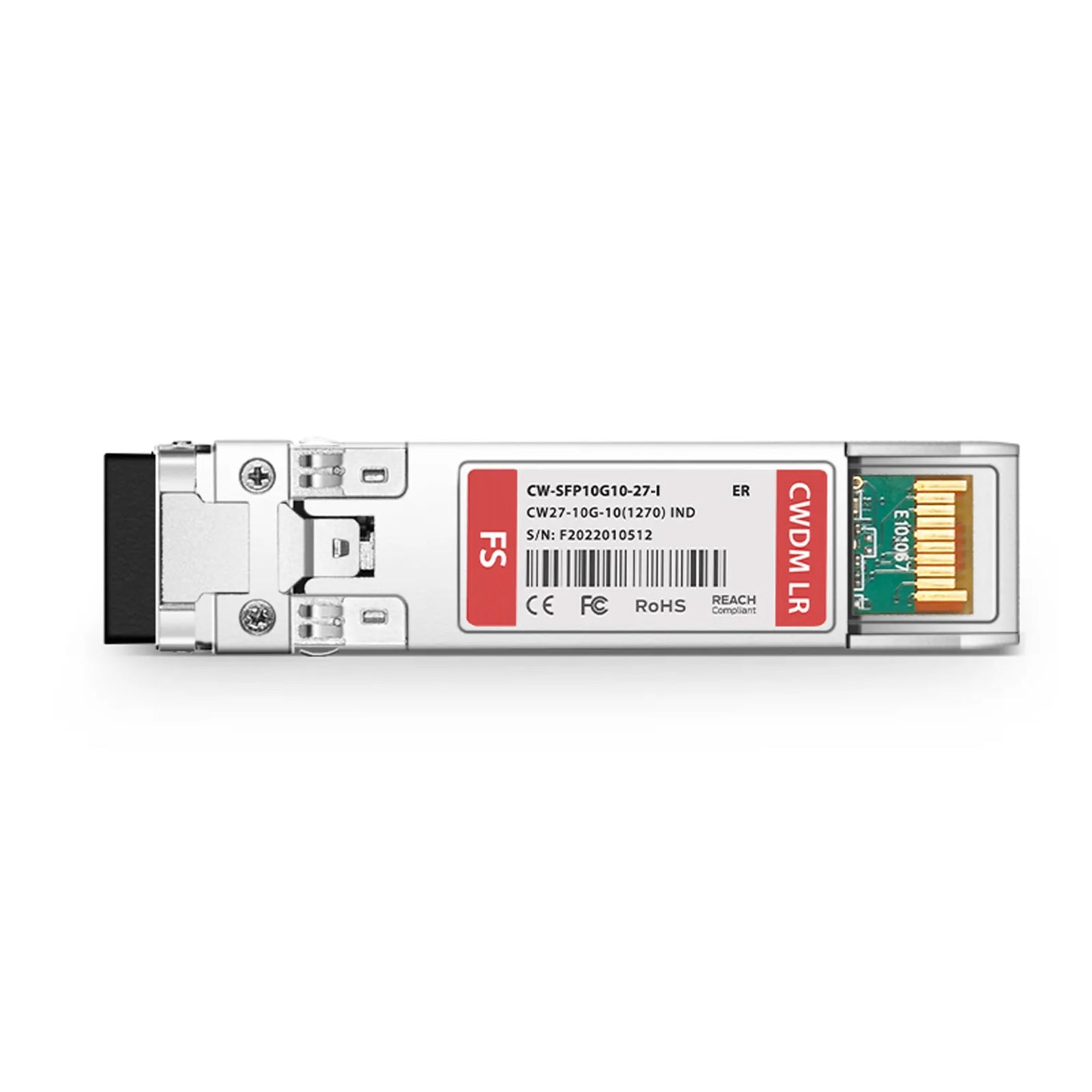 Ericsson Compatible SFP+ 10G CWDM 1270nm 10km DOM Duplex LC/UPC SMF Optical Transceiver Module For 4G Wireless (Industrial)