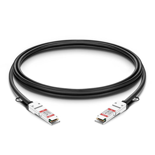 1.5m (5ft) Cisco QSFP-100G-CU1.5M Compatible 100G QSFP28 4 x 25G NRZ Passive Direct Attach Copper Twinax Cable