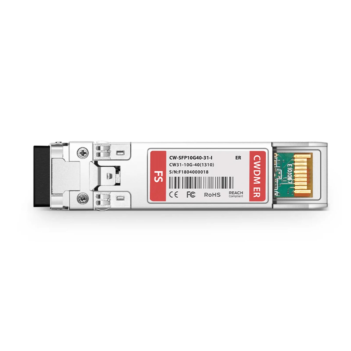 Ericsson Compatible SFP+ 10G CWDM 1310nm 40km DOM Duplex LC/UPC SMF Optical Transceiver Module For 4G Wireless (Industrial)