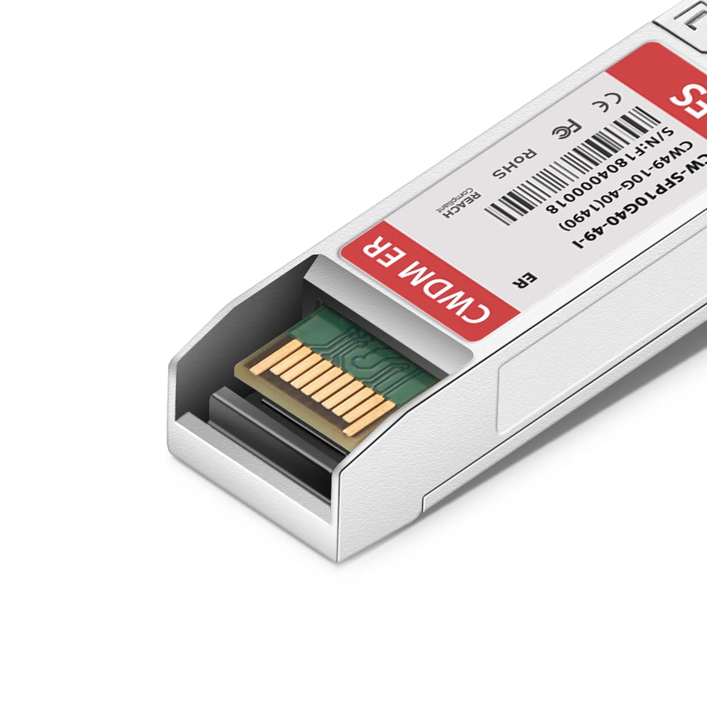 Ericsson Compatible SFP+ 10G CWDM 1490nm 40km DOM Duplex LC/UPC SMF Optical Transceiver Module For 4G Wireless (Industrial)