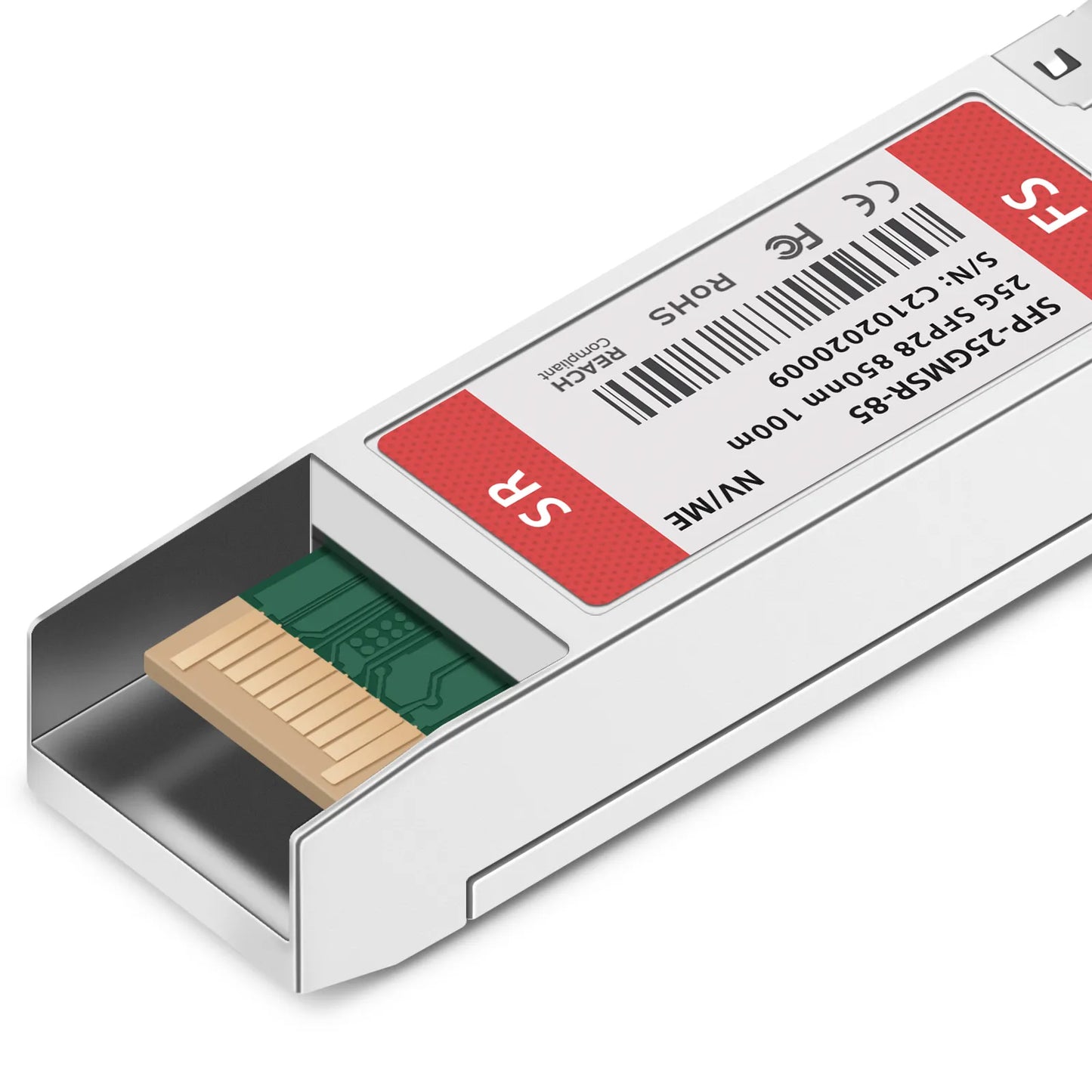 NVIDIA/Mellanox MMA2P00-AS Compatible 10/25GBASE-SR SFP28 Dual-rate 850nm 100m DOM Duplex LC/UPC MMF Ethernet Optical Transceiver Module
