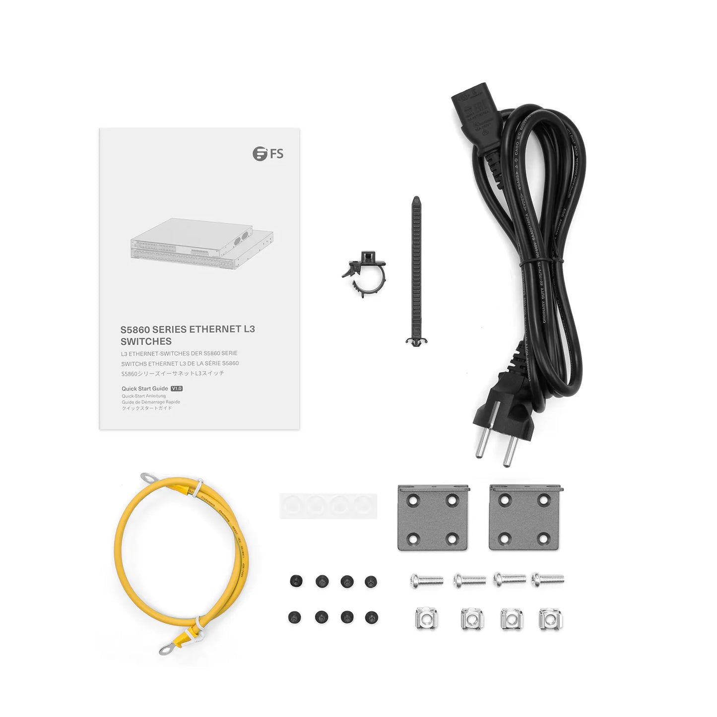 S5860-24MG-U, 24-Port Ethernet L3 PoE++ Switch, 24 x 5GBASE-T/Multi-Gigabit Ports, with 4 x 25Gb SFP28 Uplinks, PicOS®, Support MLAG & Perpetual PoE, Broadcom Chip