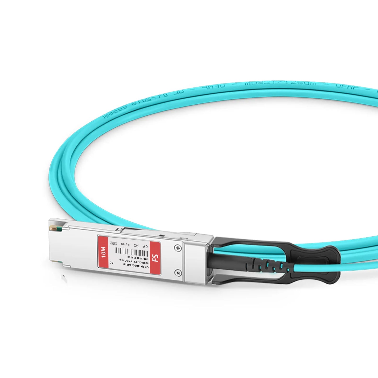 10m (33ft) Broadcom Compatible 400G QSFP112 4 x 100G PAM4 Active Optical Cable