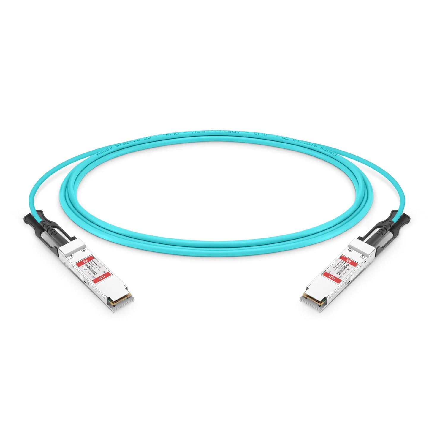 10m (33ft) Broadcom Compatible 400G QSFP112 4 x 100G PAM4 Active Optical Cable