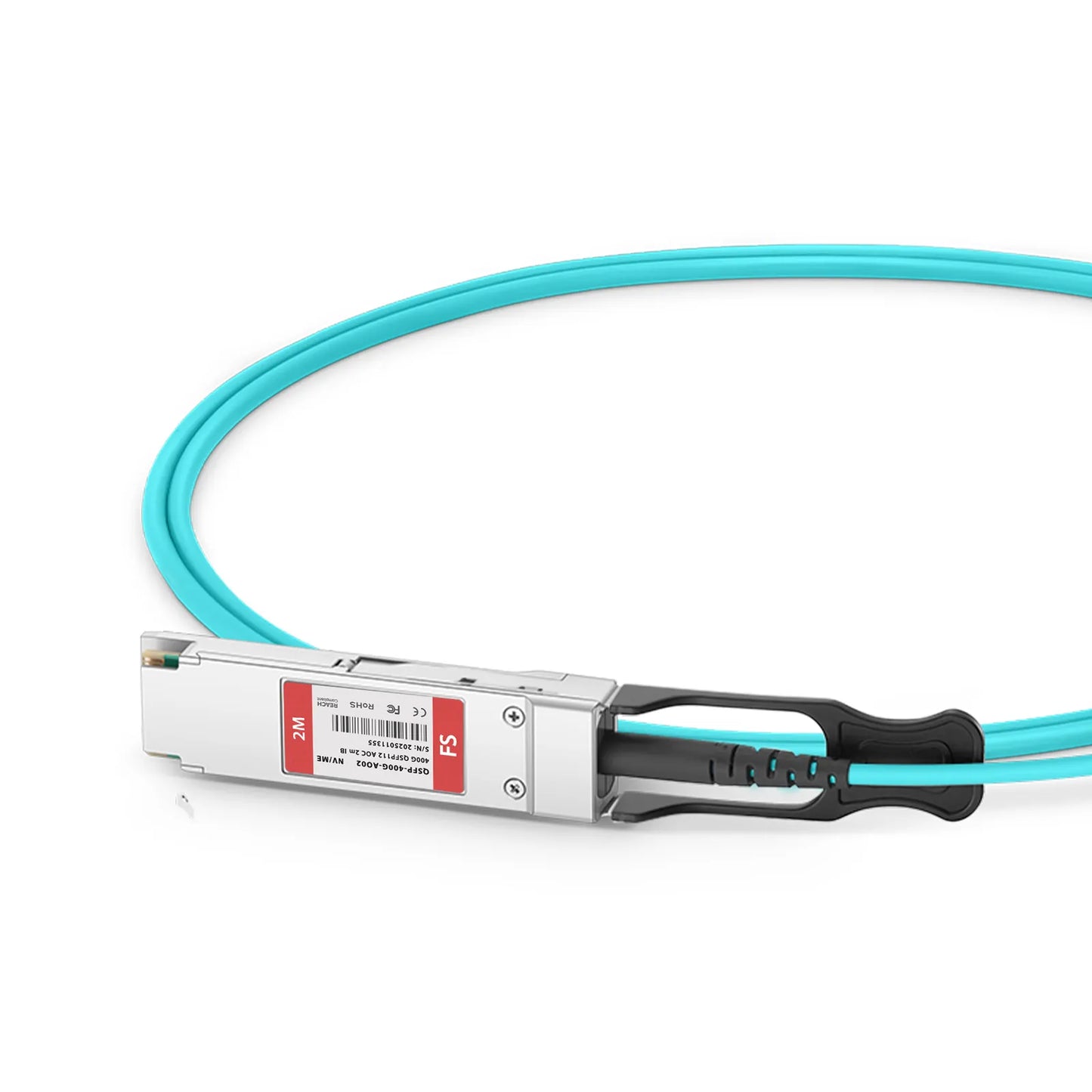2m (7ft) NVIDIA/Mellanox Compatible 400G QSFP112 4 x 100G PAM4 InfiniBand NDR Active Optical Cable for ConnectX-7 HCA