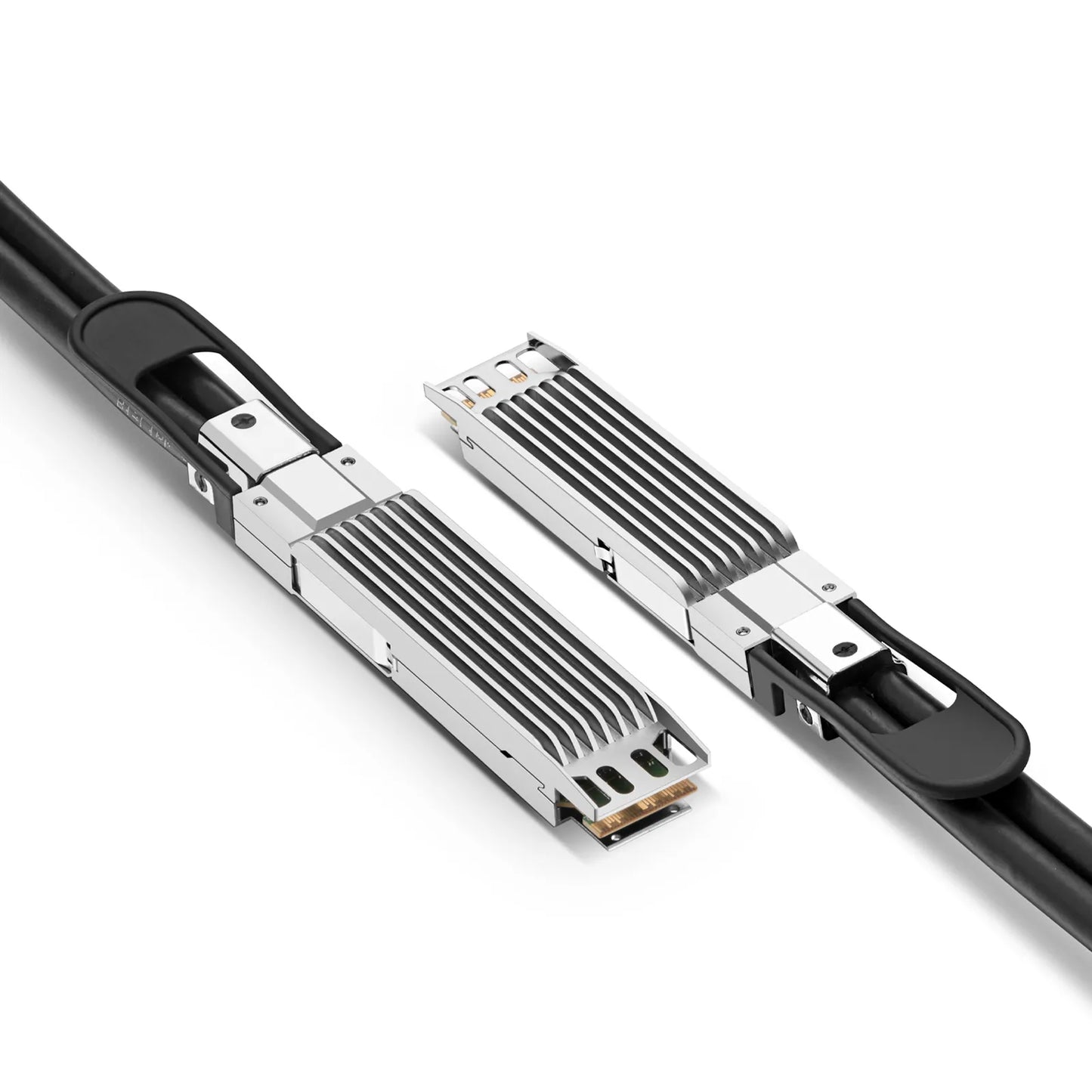2.5m (8ft) NVIDIA/Mellanox Compatible 400G OSFP 8 x 50G PAM4 Finned Top Ethernet Passive Direct Attach Copper Twinax Cable
