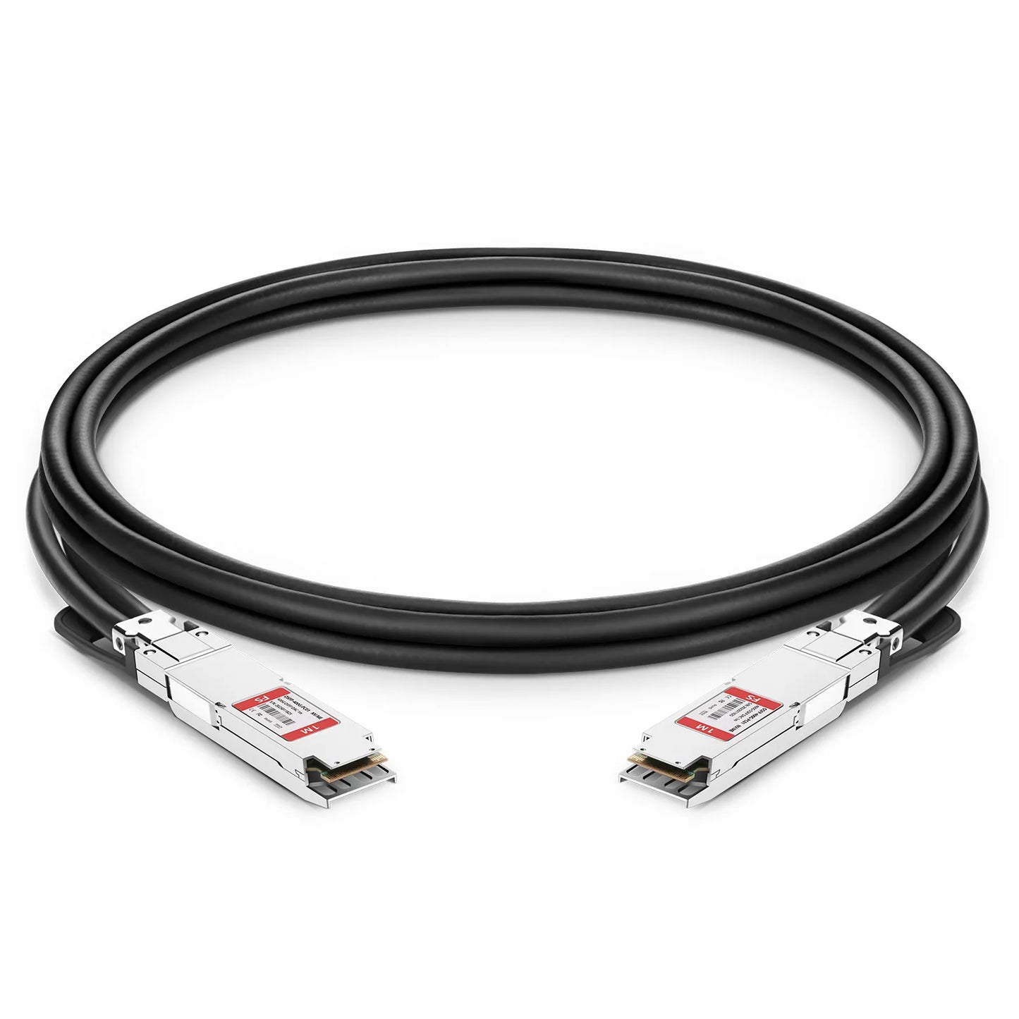 1m (3ft) NVIDIA/Mellanox Compatible 400G OSFP 8 x 50G PAM4 Finned Top Ethernet Passive Direct Attach Copper Twinax Cable
