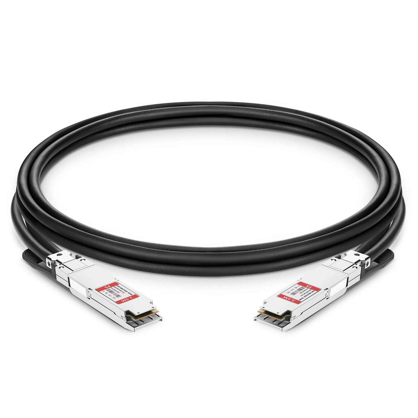 2.5m (8ft) NVIDIA/Mellanox Compatible 400G OSFP 8 x 50G PAM4 Finned Top Ethernet Passive Direct Attach Copper Twinax Cable