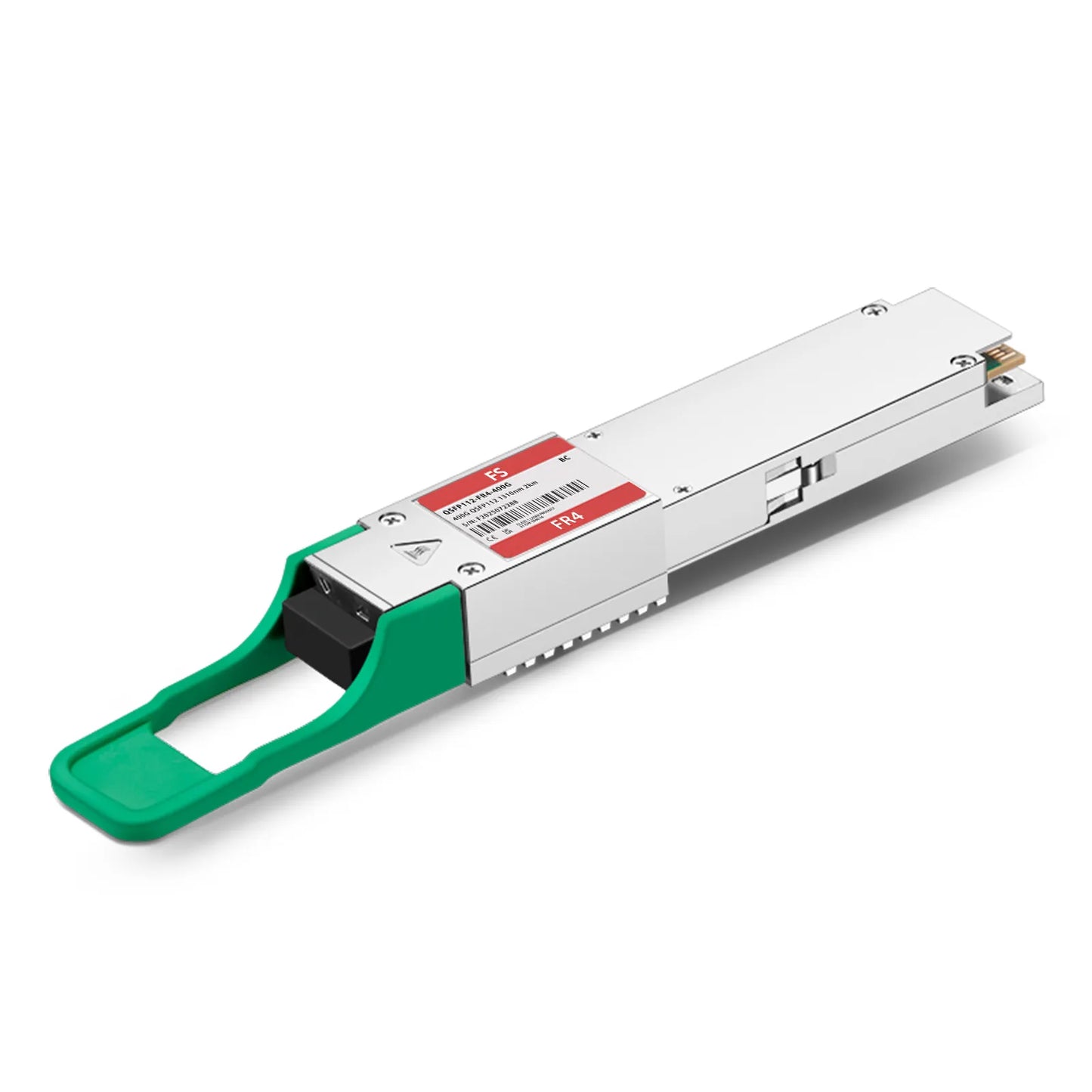 Broadcom Compatible 400GBASE-FR4 QSFP112 4 x 100G PAM4 1310nm 2km DOM Duplex LC/UPC SMF Optical Transceiver Module