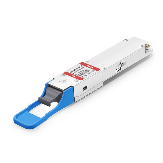 Broadcom Compatible 400GBASE-XDR4 QSFP112 4 x 100G PAM4 1310nm 2km DOM MPO-12/APC SMF Optical Transceiver Module, Breakout to 4 x 100G-FR