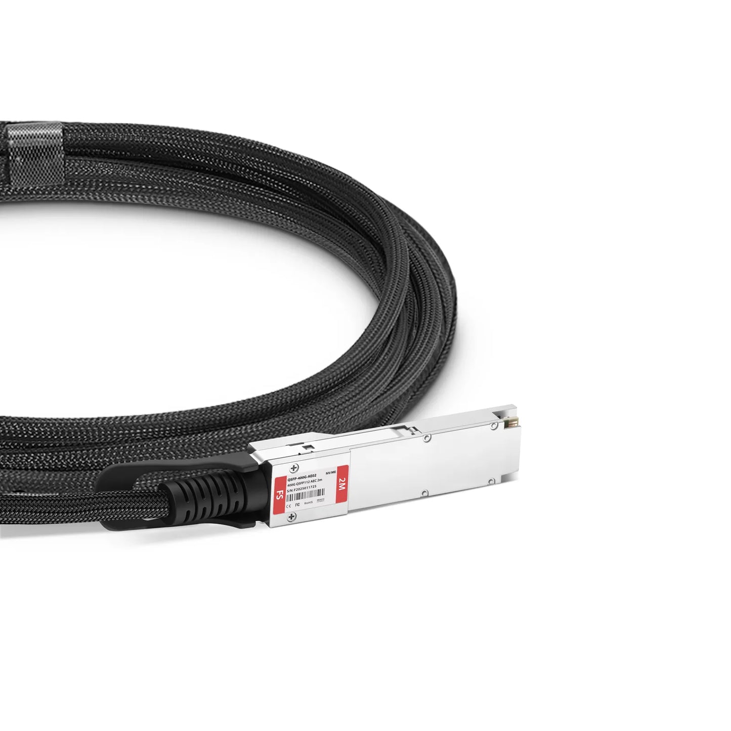 2m (7ft) NVIDIA/Mellanox Compatible 400G QSFP112 4 x 100G PAM4 Ethernet Active Electrical Cable