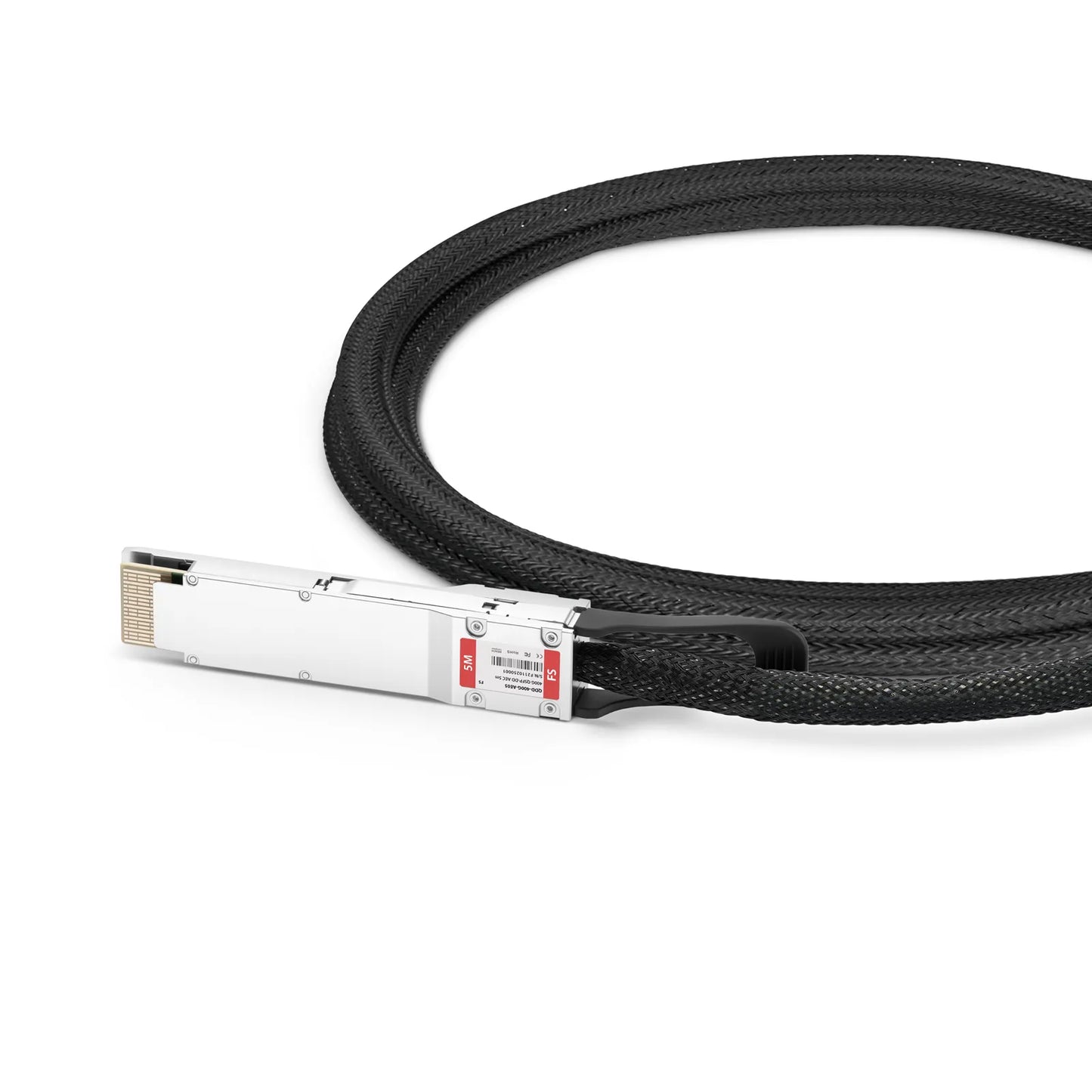 5m (16ft) 400G QSFP-DD 8 x 50G PAM4 Active Electrical Cable for FS Switches