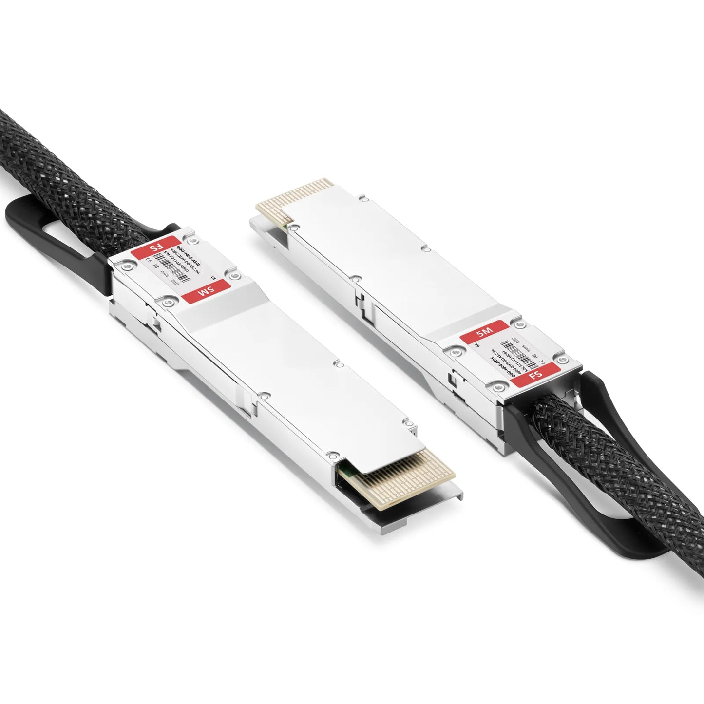 5m (16ft) Generic Compatible 400G QSFP-DD 8 x 50G PAM4 Active Electrical Cable