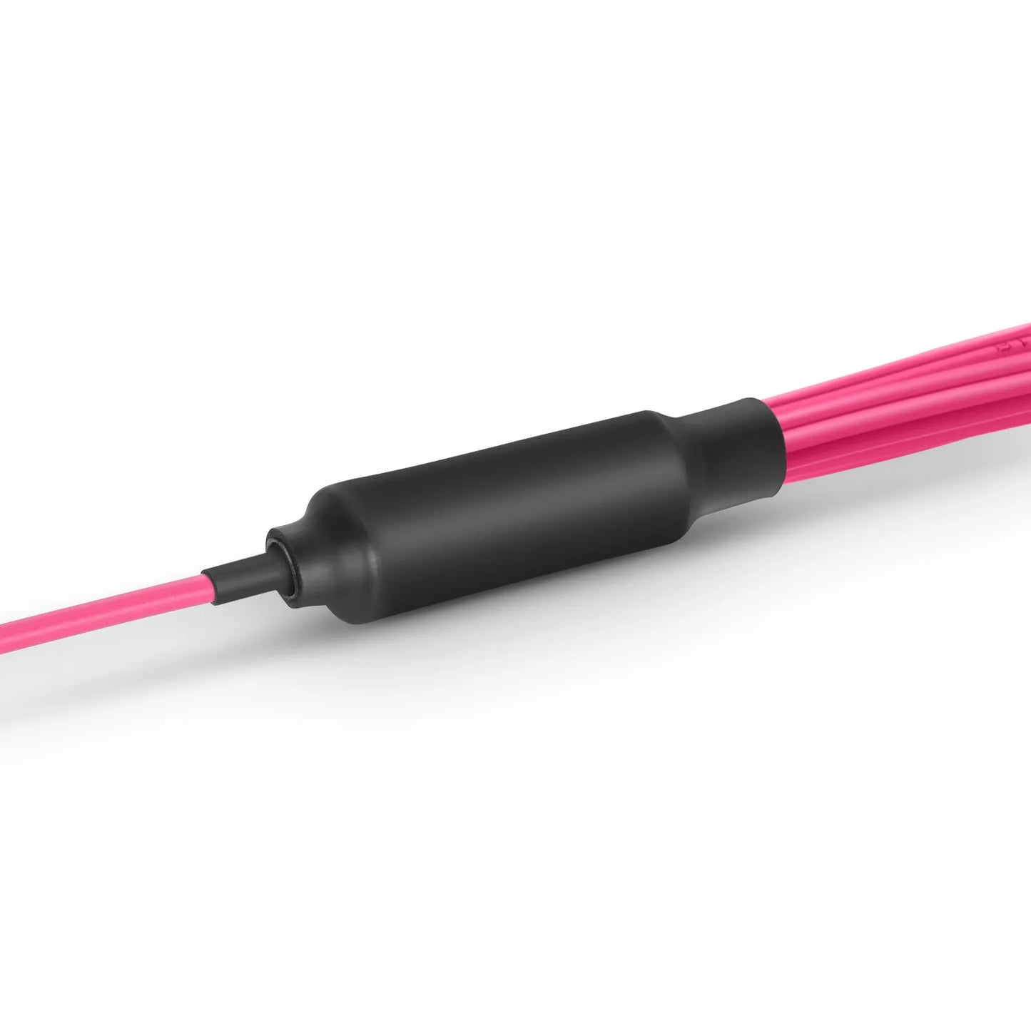 3m (10ft) MMC Harness, MMC-16 APC (Female) to 8 x LC UPC Duplex, 16 Fibers, Multimode (OM4), Plenum (OFNP), 0.35dB Max, Jumper Polarity, Magenta