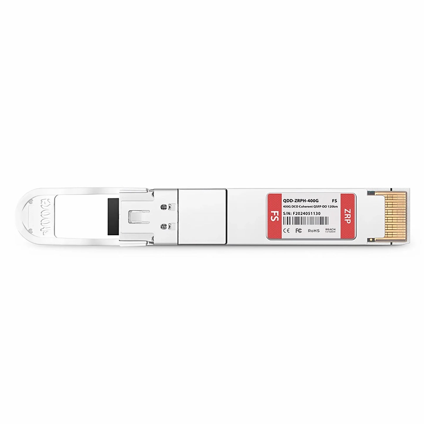 QSFP-DD High-Power (Bright) DCO 400G DWDM Tunable Coherent ＞120km DOM Duplex LC/UPC SMF Optical Transceiver Module for FS Switches