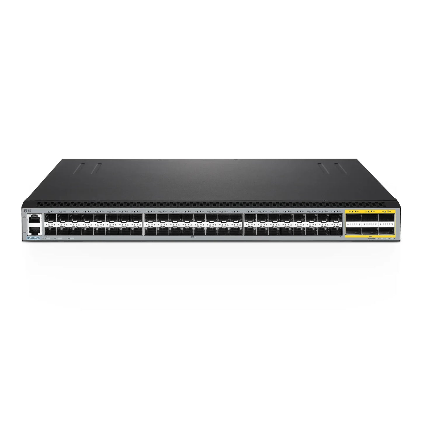 S5470-48S, 48-Port Ethernet L3 Switch, 48 x 10Gb SFP+, with 6 x 40Gb QSFP+ Uplinks, PicOS®, Support MLAG