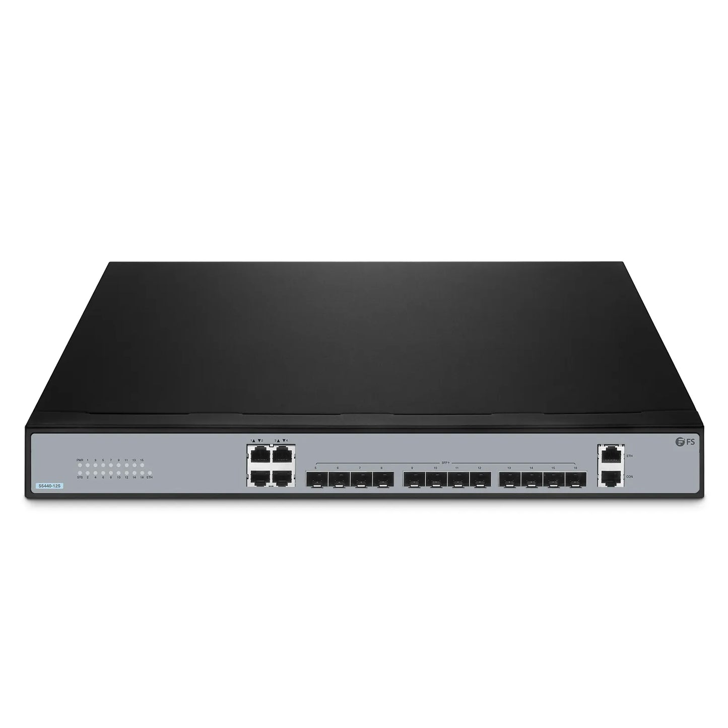 S5440-12S, 12-Port Ethernet L3 Managed Switch, 12 x 10Gb SFP+, with 4 x Gigabit RJ45, PicOS®, Support MLAG